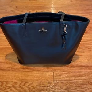 Kate Spade black, leather tote